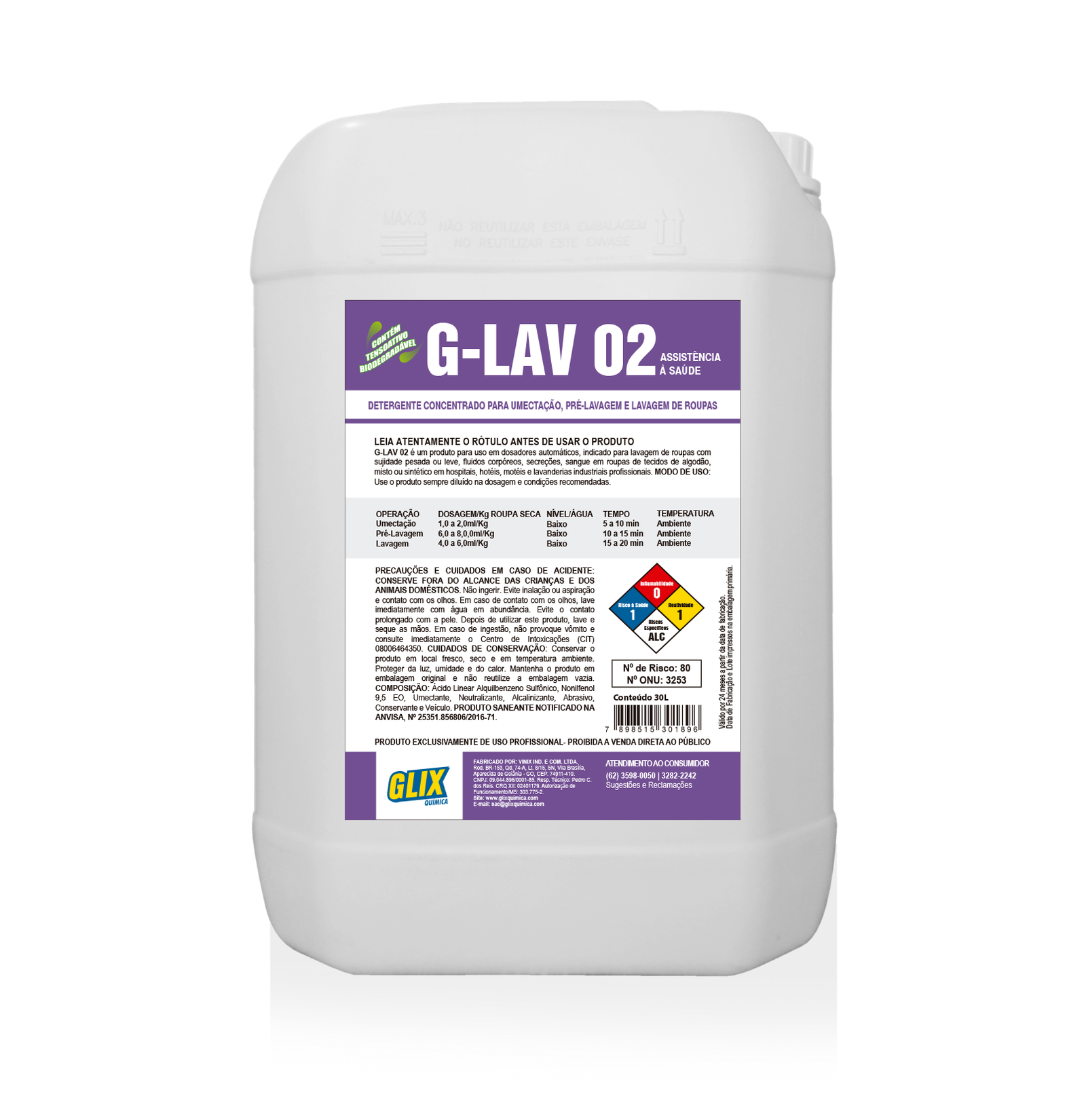 G-LAV 02 - Detergente Alcalino